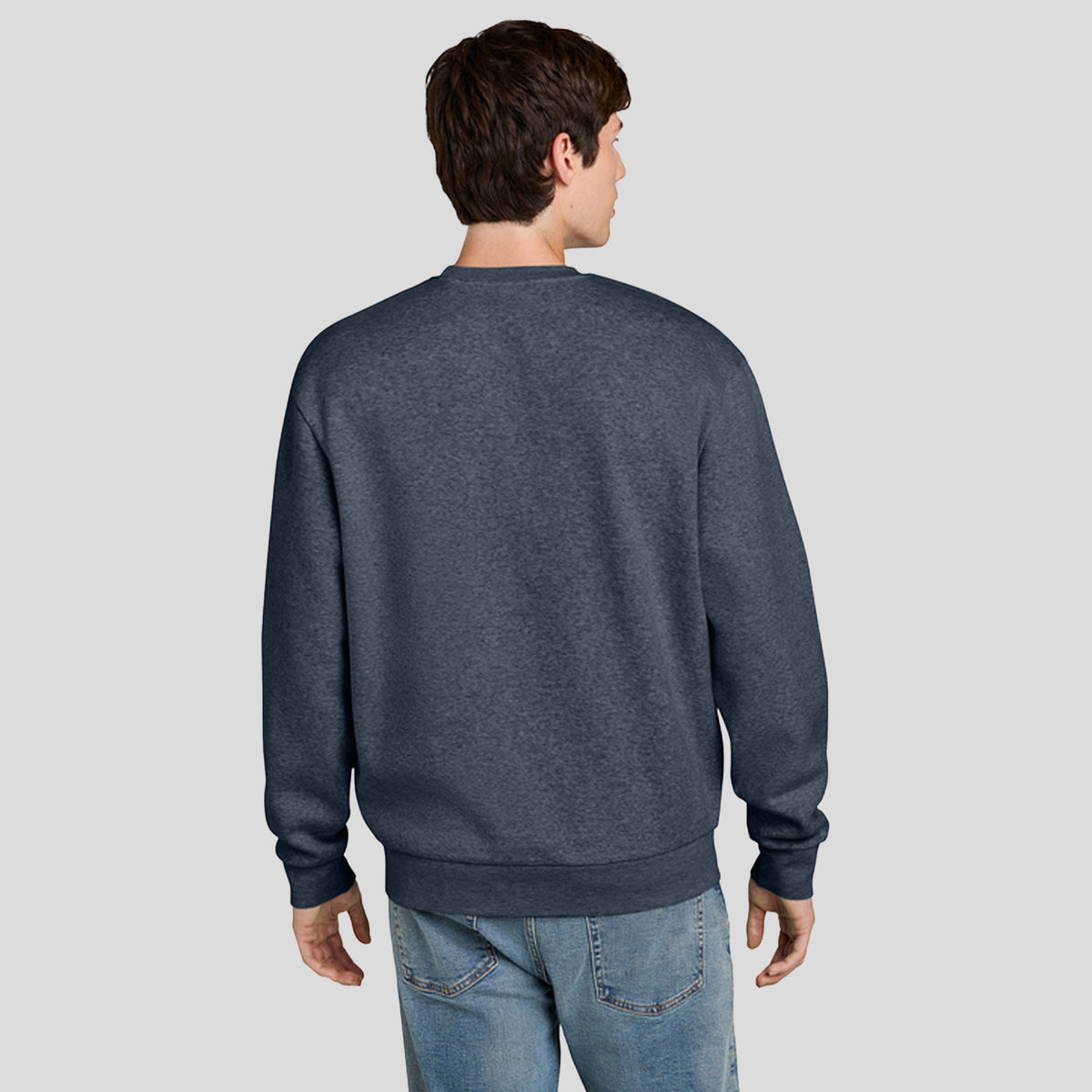 MelloFleece Crew Sweater | Navy Heather