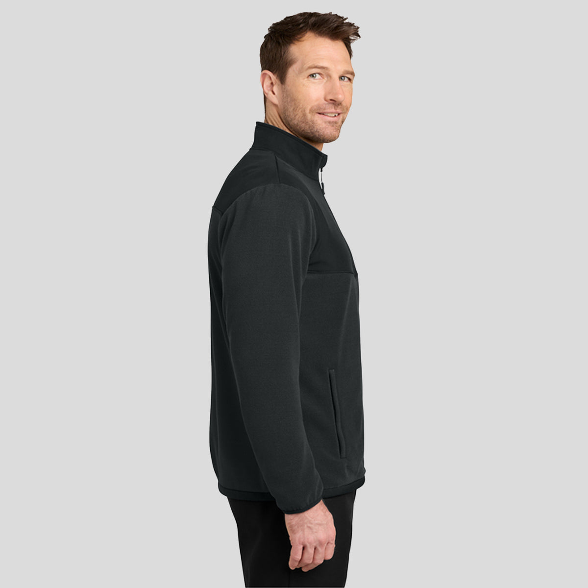 Men's Therma-Tek Fleece Jacket | Black