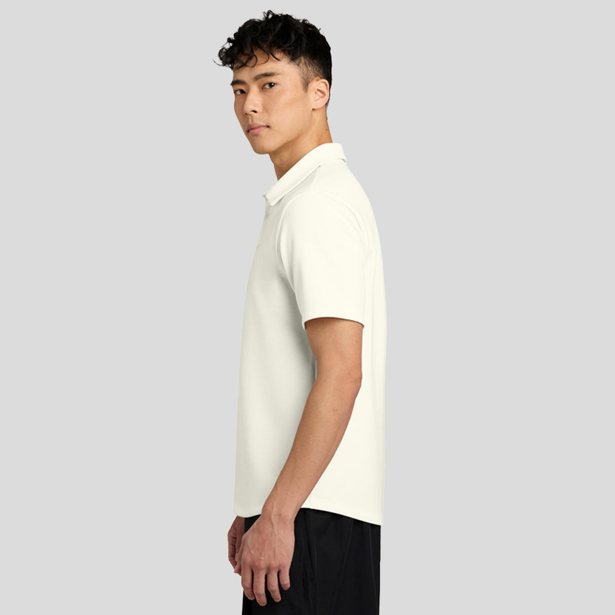 Men's Lite Spacer Polo | Ivory Chiffon