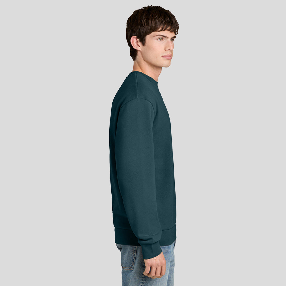 MelloFleece Crew Sweater | Deep Cyan