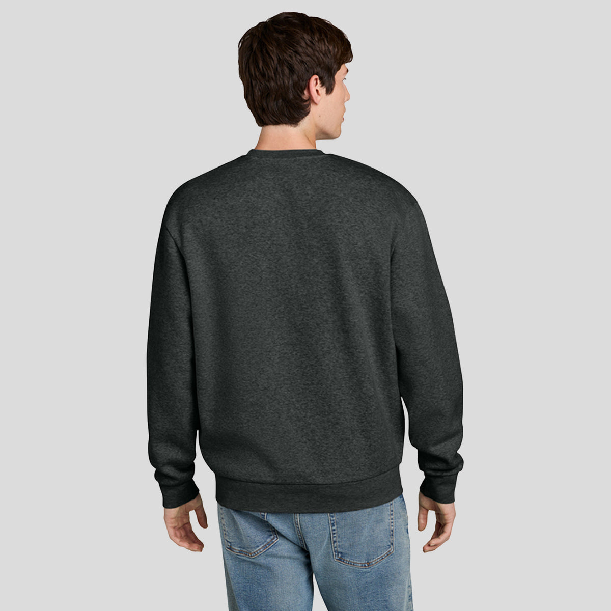 MelloFleece Crew Sweater | Heathered Charcoal