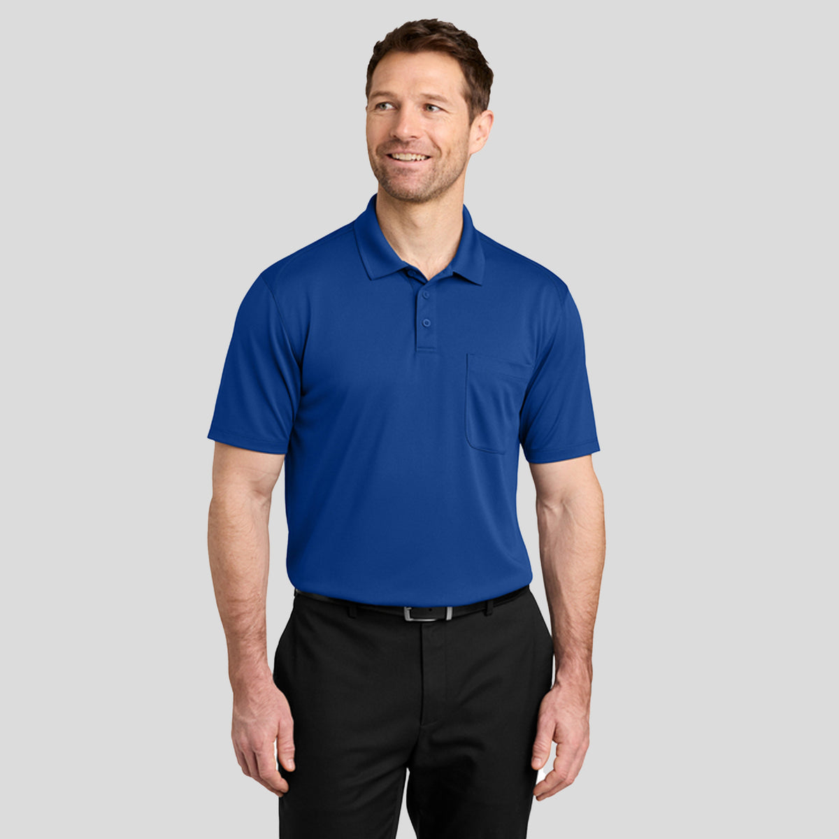 Men's Wearever Performance Pique Pocket Polo | True Royal