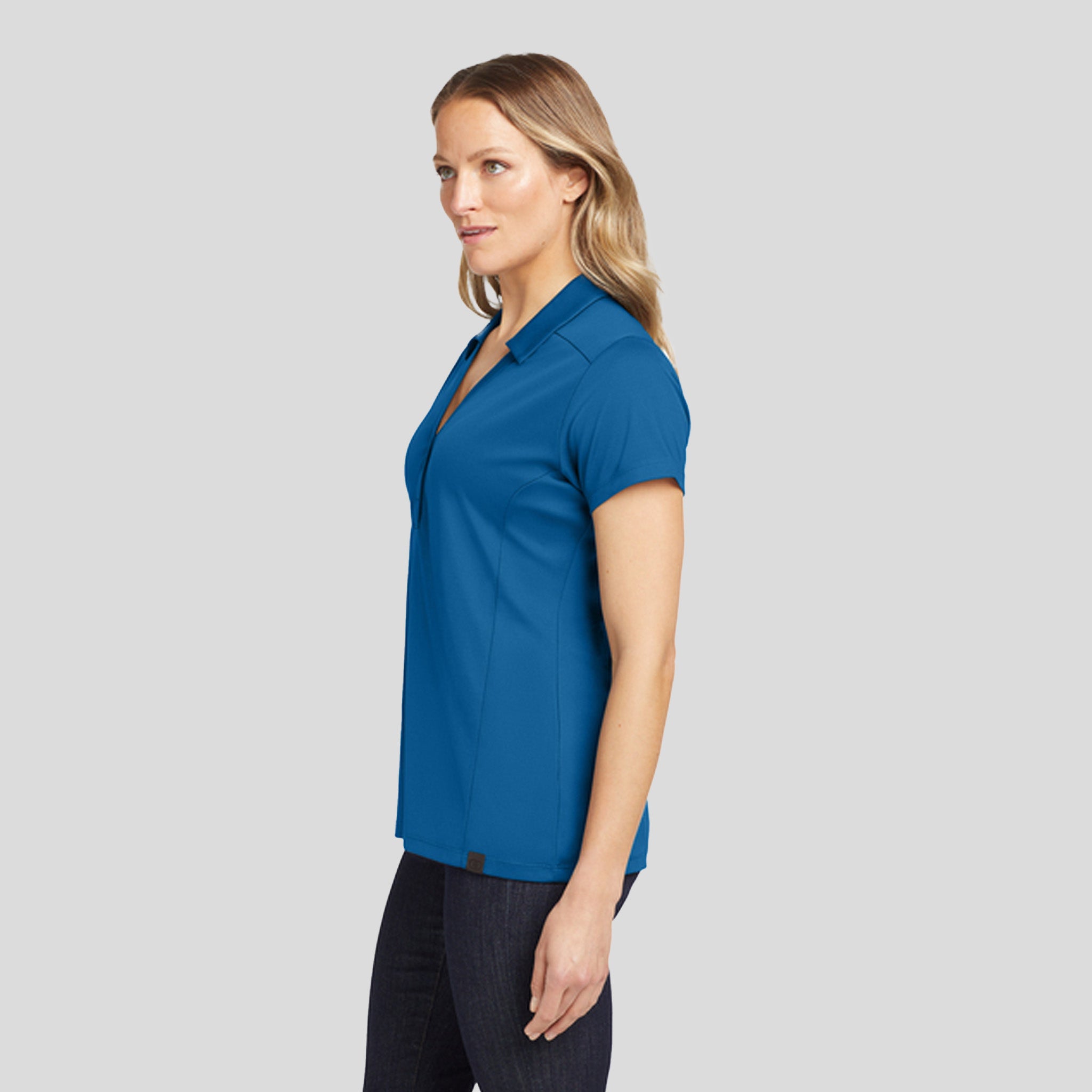 Women's Framework Polo | Bolt Blue