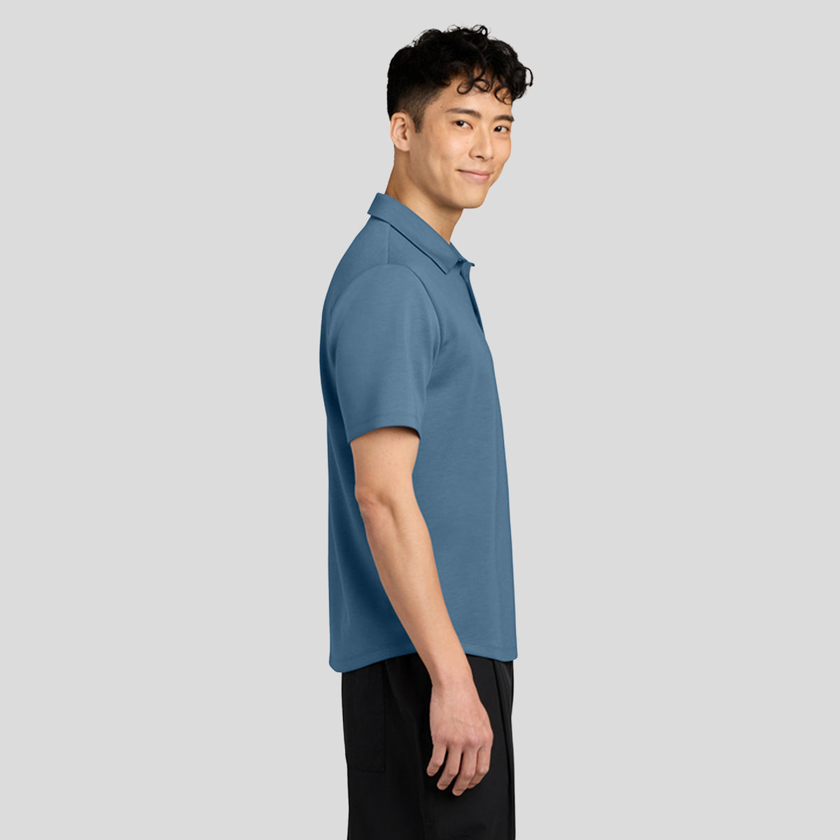 Men's Lite Spacer Polo | Harbor Blue