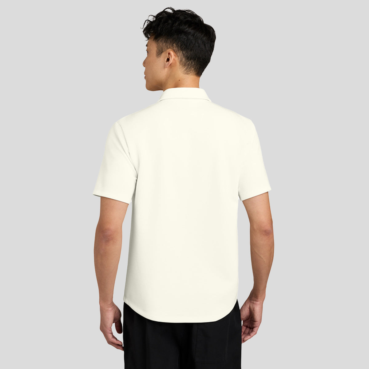 Men's Lite Spacer Polo | Ivory Chiffon